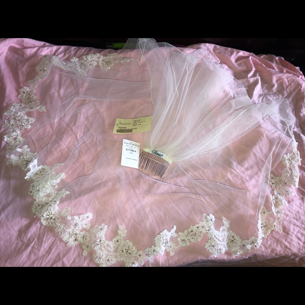 Demetrios Veil {ivory} NWT